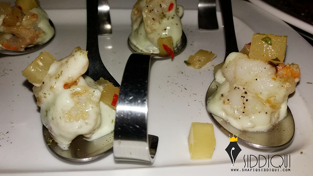 Wasabi Pineapple Prawns Shafiq Siddiqui The Patio