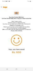 Bnb Cafe Bogo Deal