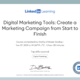 Digital Marketing Tools Certificate